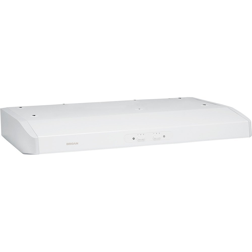 Broan QDE30SS Energy Efficient Range Hood, 30Inch, Stainless Steel
