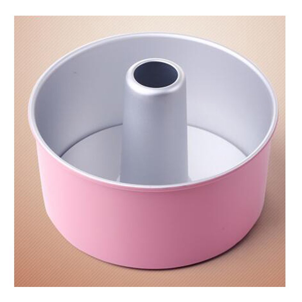 HABIBEE 7 Inch Hollow Chiffon Cakes Mold Aluminum Nonstick Cake Pan