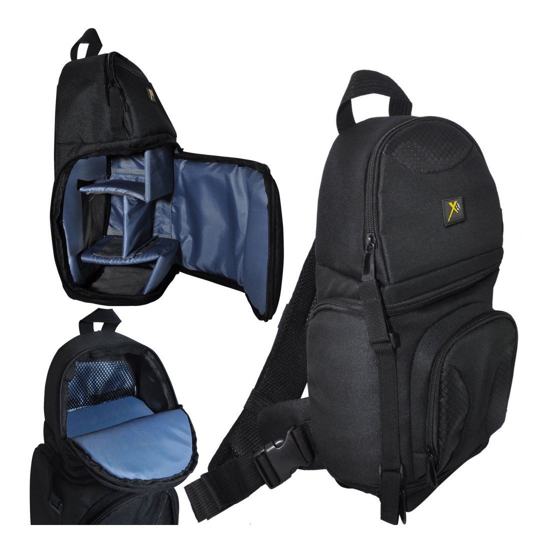 Photo Camera Sling Backpack Bag for DSLR Cameras Canon Nikon Sony