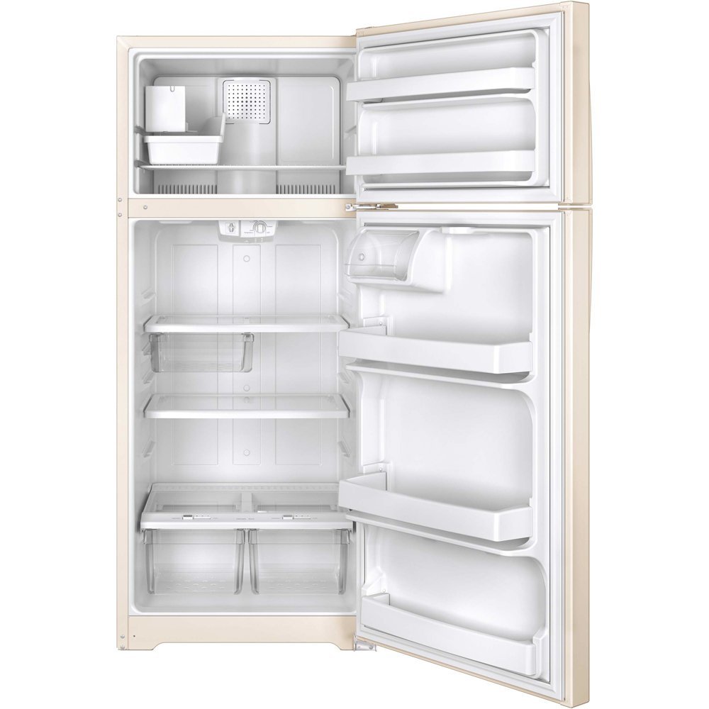GE GIE18GTHCC 17.5 Cu. Ft. Bisque Top Freezer Refrigerator Energy