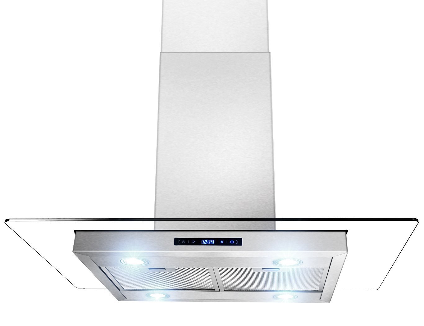 Golden Vantage 36" Island Mount Stainless Steel Range Hood Stove Vent