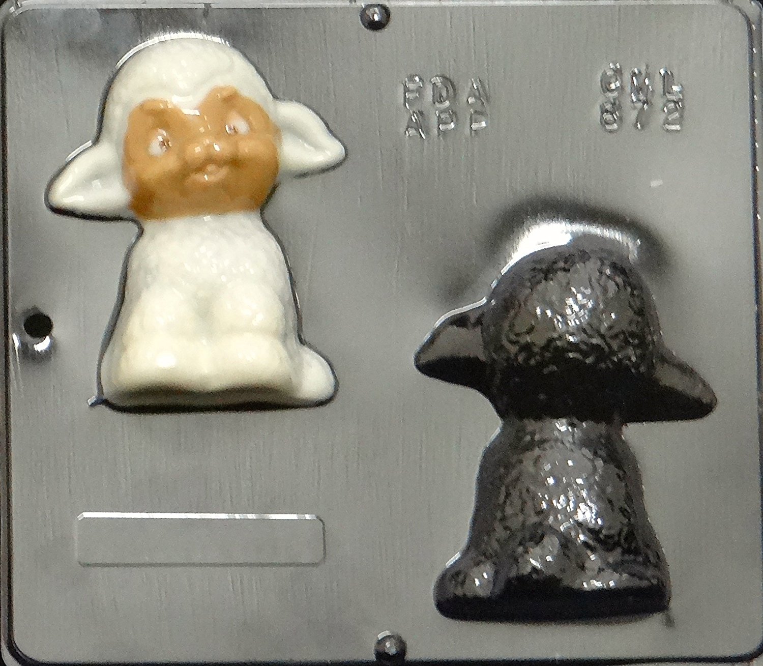4 1/4" Lamb Assembly Chocolate Candy Mold Easter 872 free image download