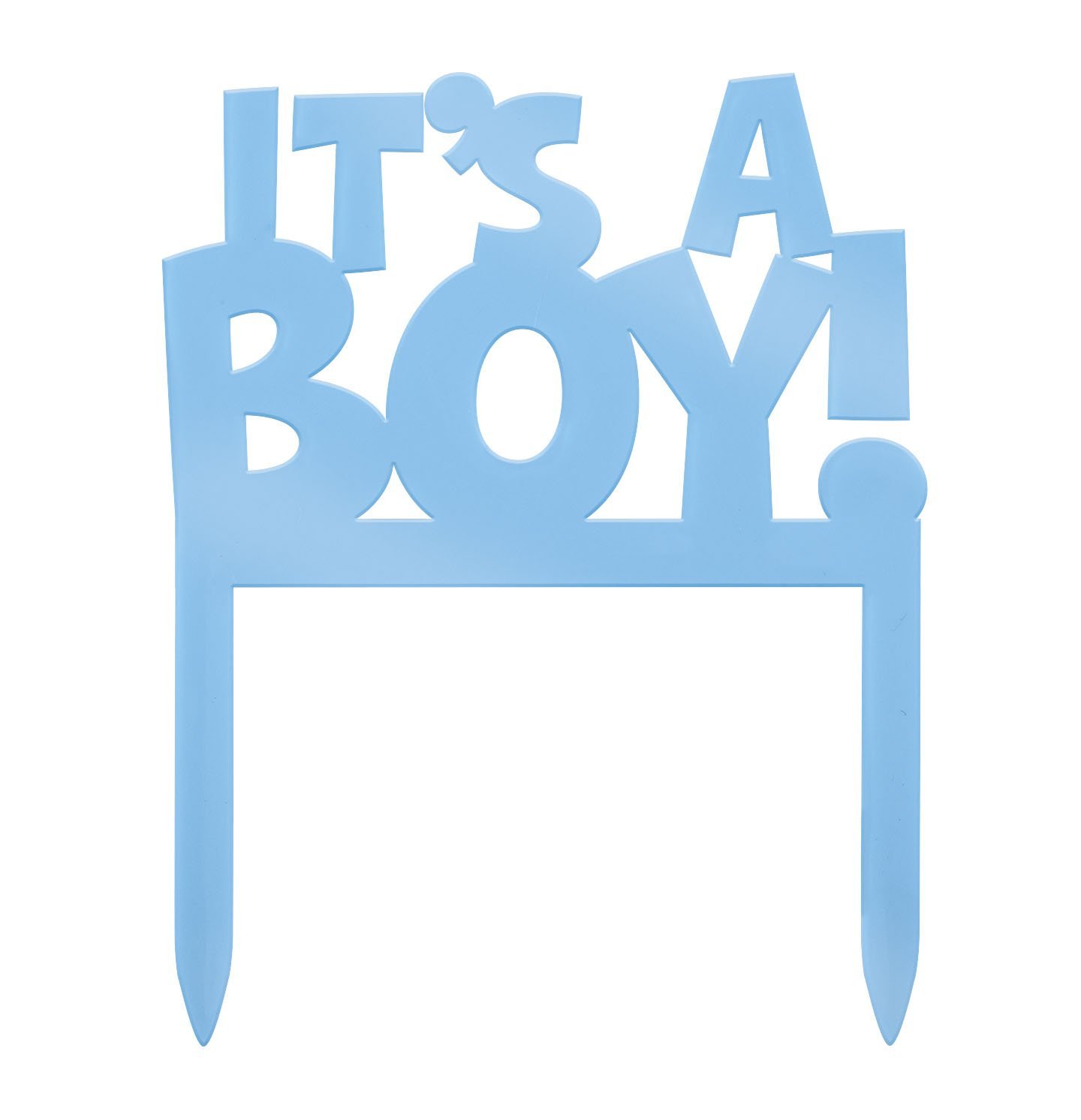 Plastic It's A Boy Baby Shower Cake Topper free image download