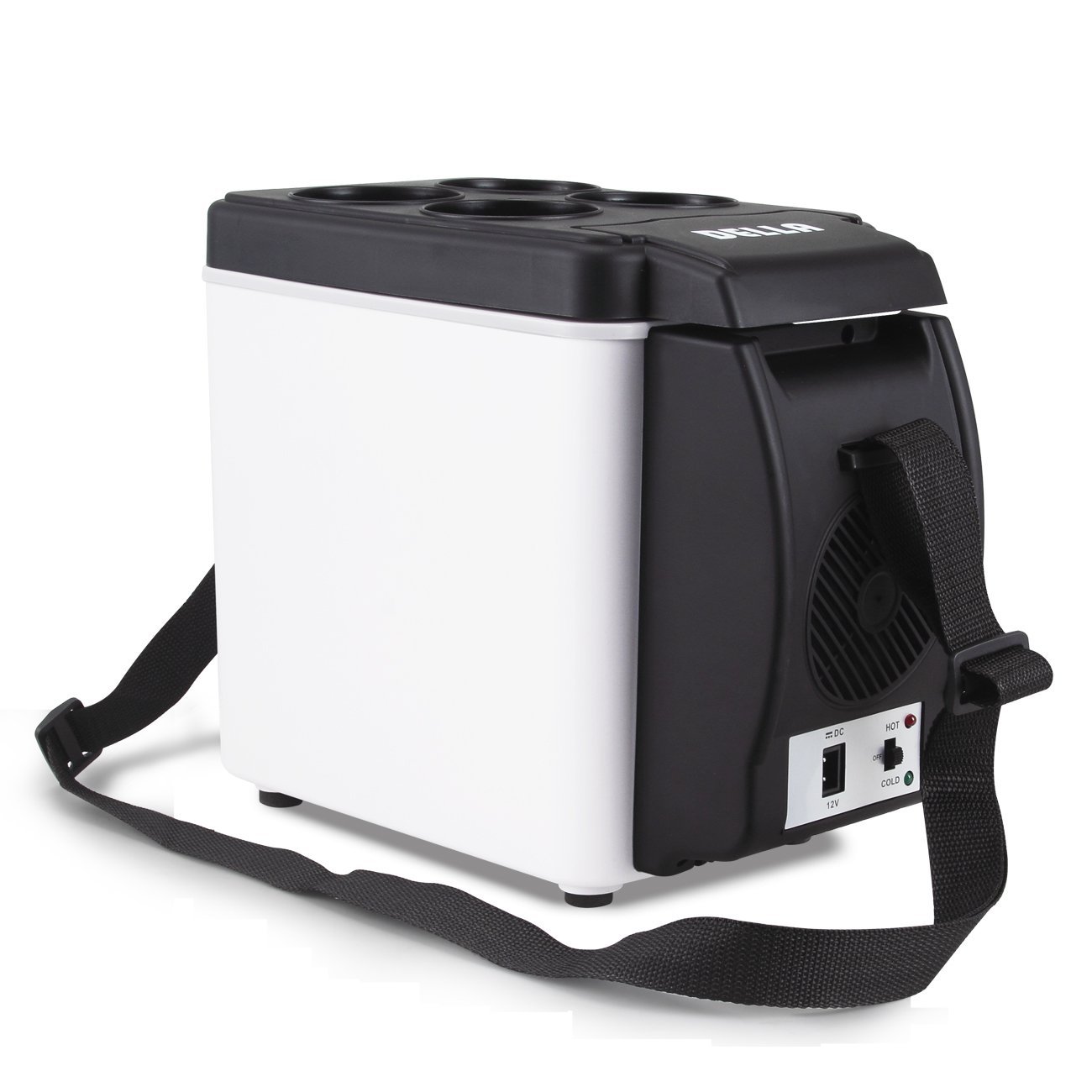 Della Portable Thermo Electric Refrigerator Cooler/Warmer 7Quart Road Trip with Adjustable