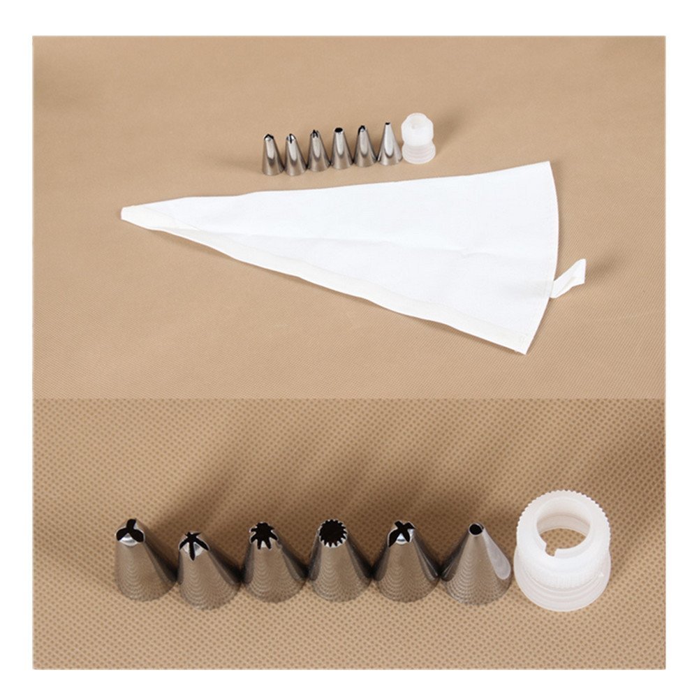 Daixers Pastry Decorating Bags 8 Piece Cake Decorating SetIncludes