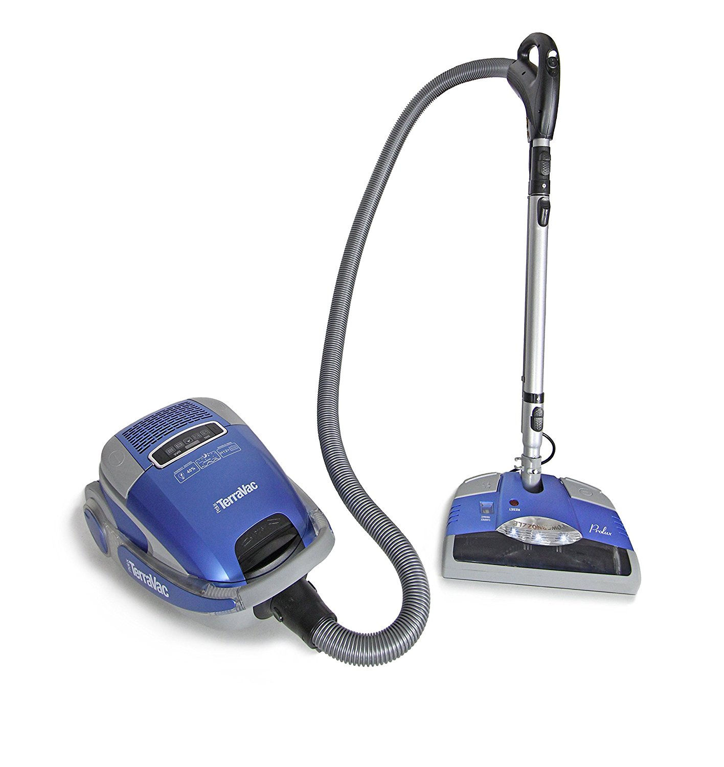 Blue Prolux TerraVac 5 Speed Quiet Vacuum Cleaner with Sealed HEPA