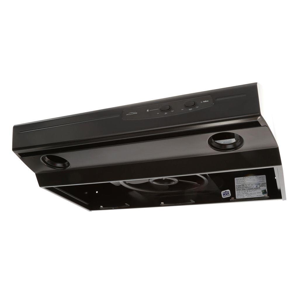 Allure I Series 30 In. Convertible Range Hood in Black N4 free image