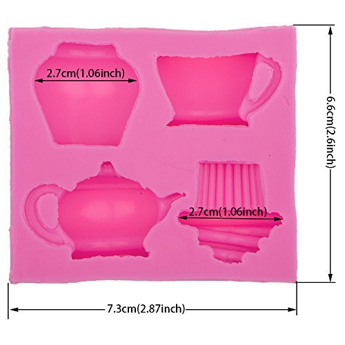 HT BAKEWARE Teapot Teacup Silicone Mold N7 free image download