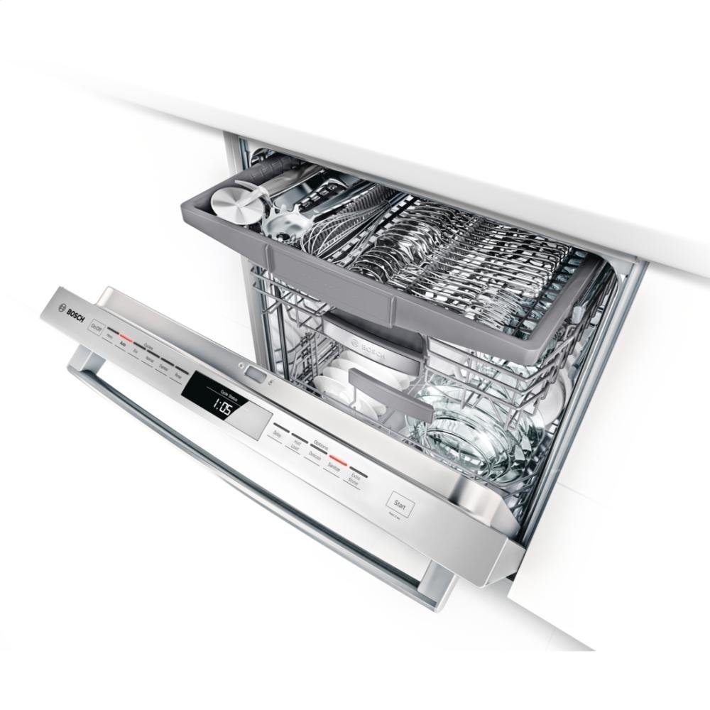 Bosch SHX68T56UC 800 24" Black SemiIntegrated Dishwasher Energy Star