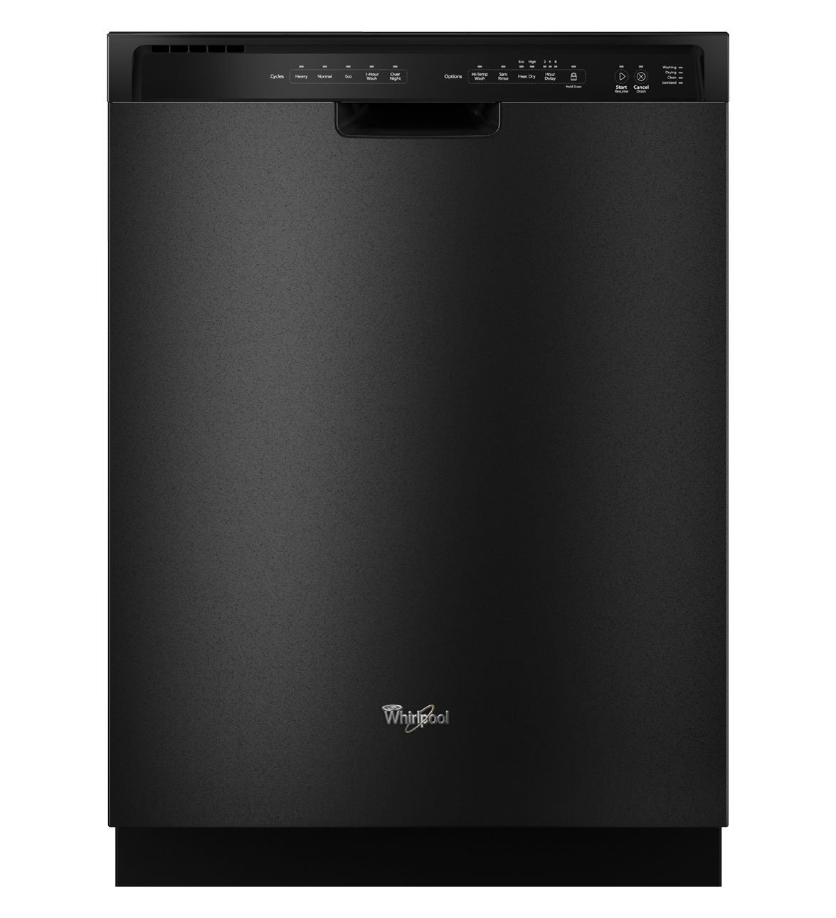 Whirlpool WDF530PAYB 530 24" Black Full Console Dishwasher Energy