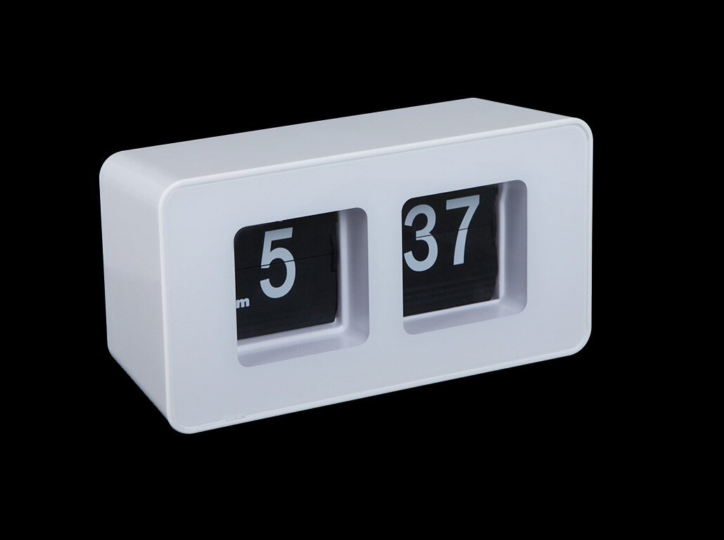 New Retro Desk Table Auto Flip Clock Page Turning Desktop Clocks