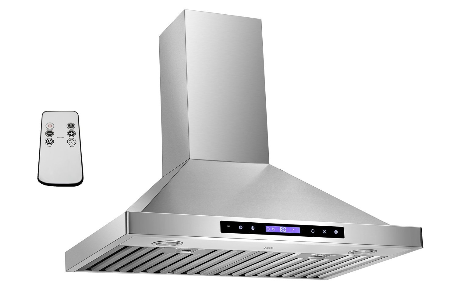 Golden Vantage 36" Wall Mount Stainless Steel Range Hood With Remote GV