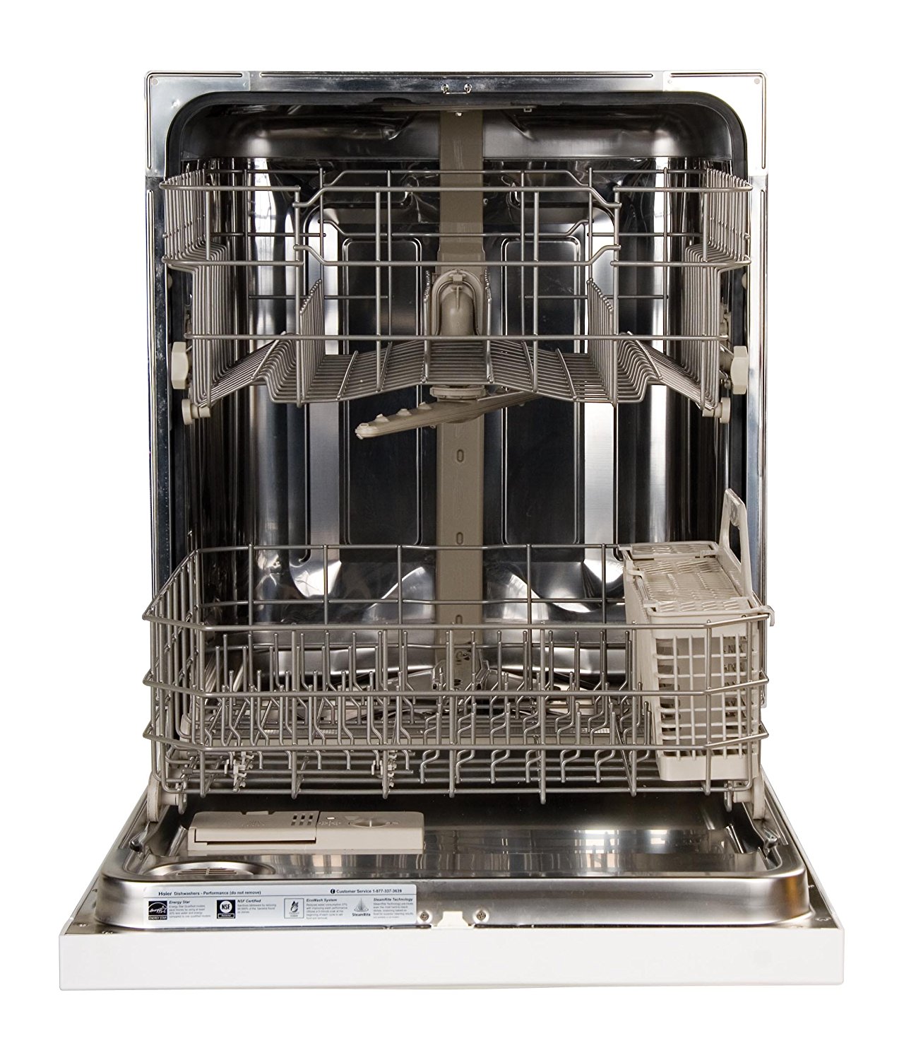 Haier DWL2825DDWW Energy Star Rated Dishwasher, White N5 free image