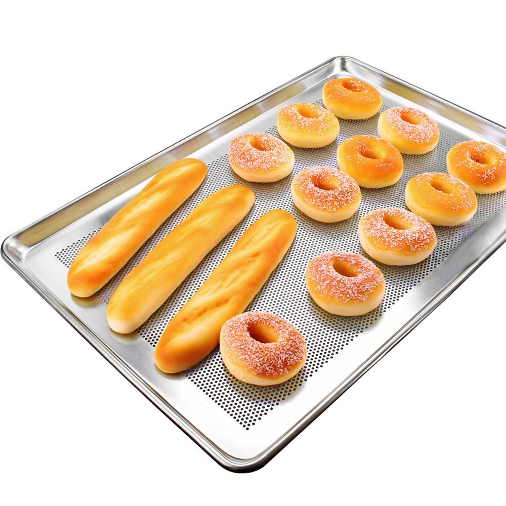 Aluminum Nonstick Baking Cookies Breads Sheet Pan Tray Plate Tool