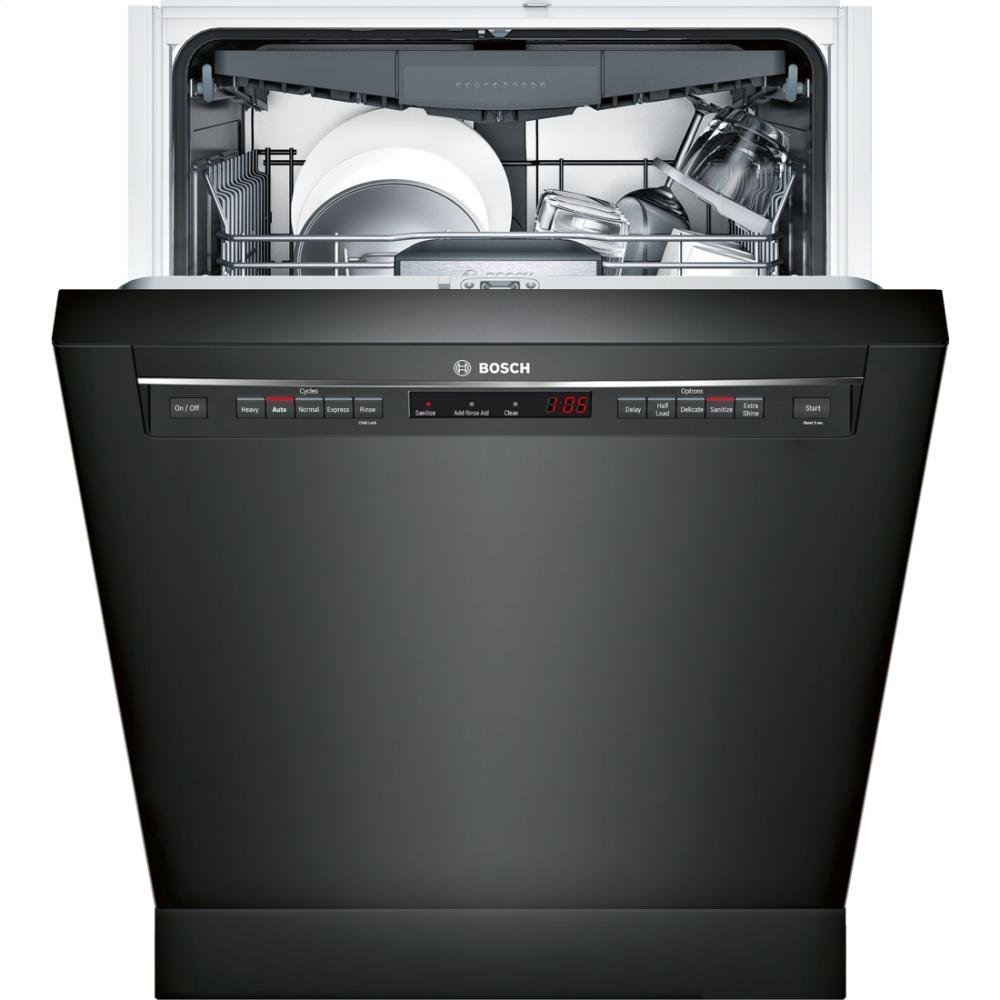 Bosch SHE65T56UC 500 24" Black SemiIntegrated Dishwasher Energy Star