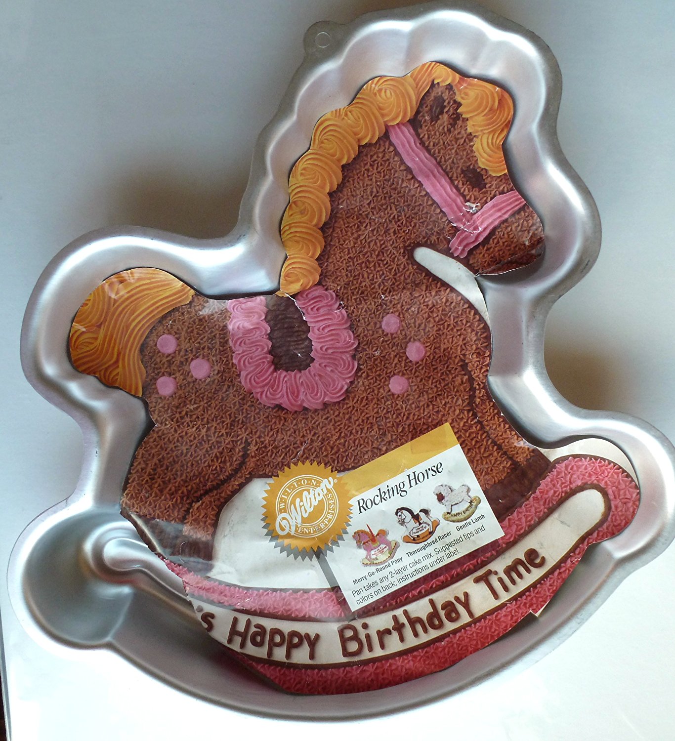 Vintage Wilton Rocking Horse Cake Pan with Insert free image download