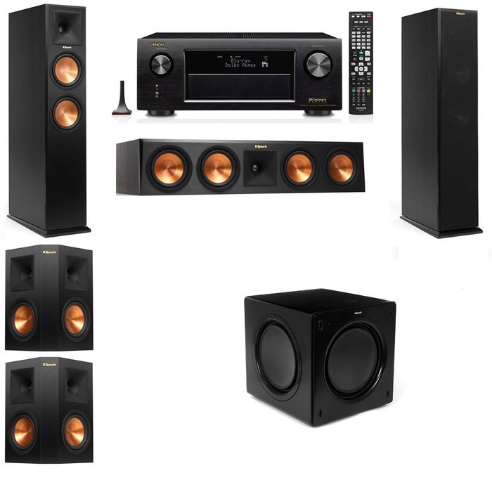 Home audio with kit of floorstanding speakers free image download