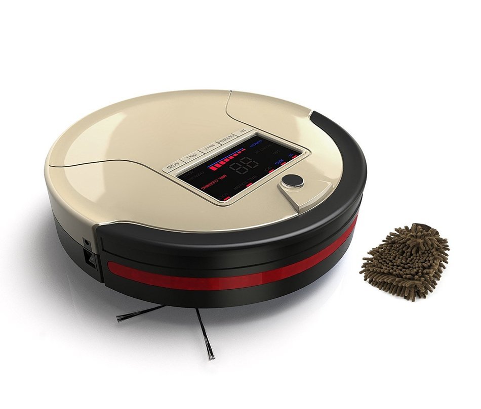 Bobsweep Pet Hair 4in1 Robotic Vacuum Cleaner and Mop, Champagne