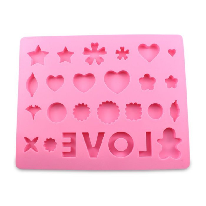 Candy Making Molds, 2PCS YYP [LOVE Shape Mold] Silicone Candy Molds for