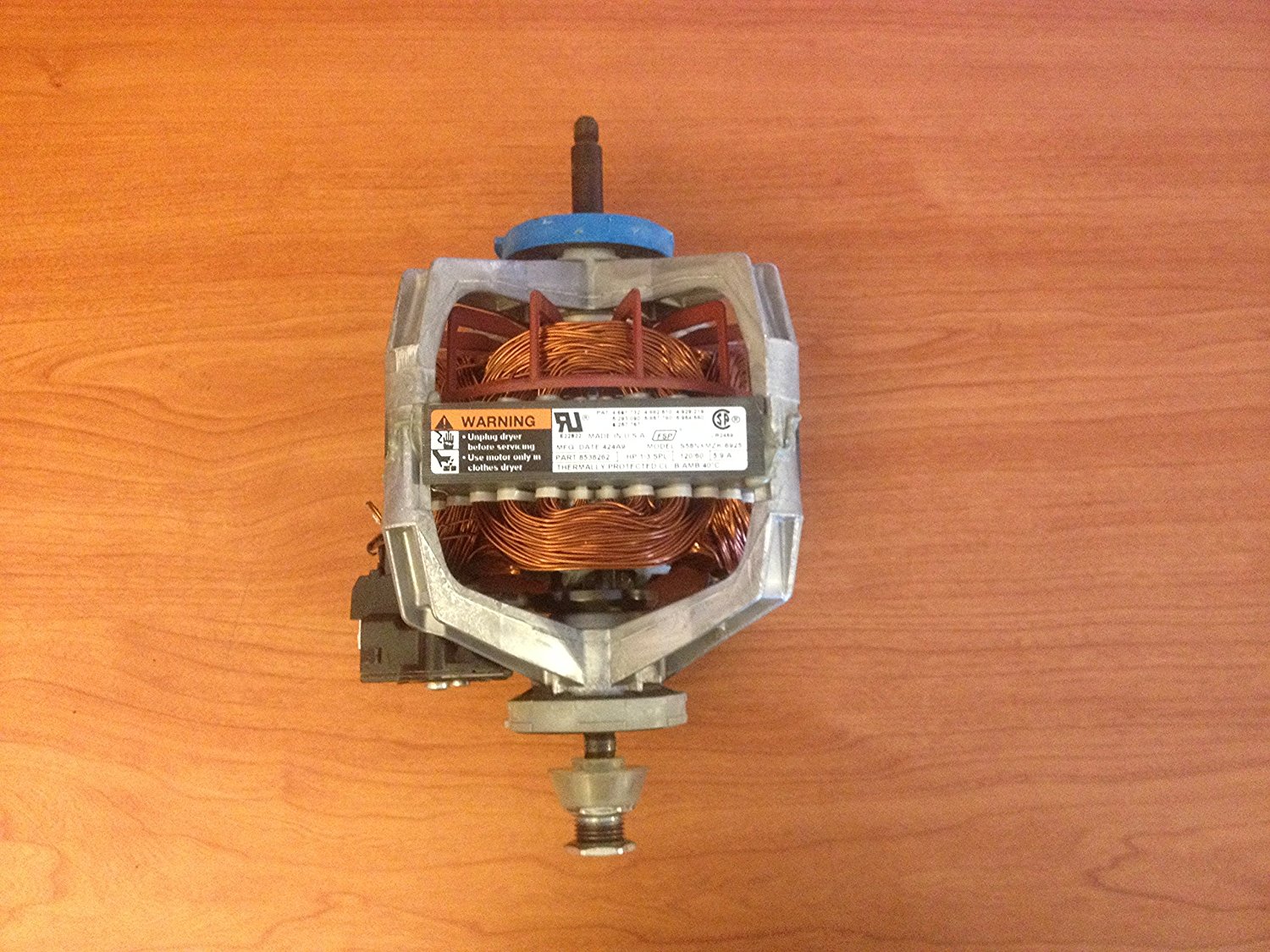 Sears Clothes Dryer Drive Motor 8538262 N2 free image download