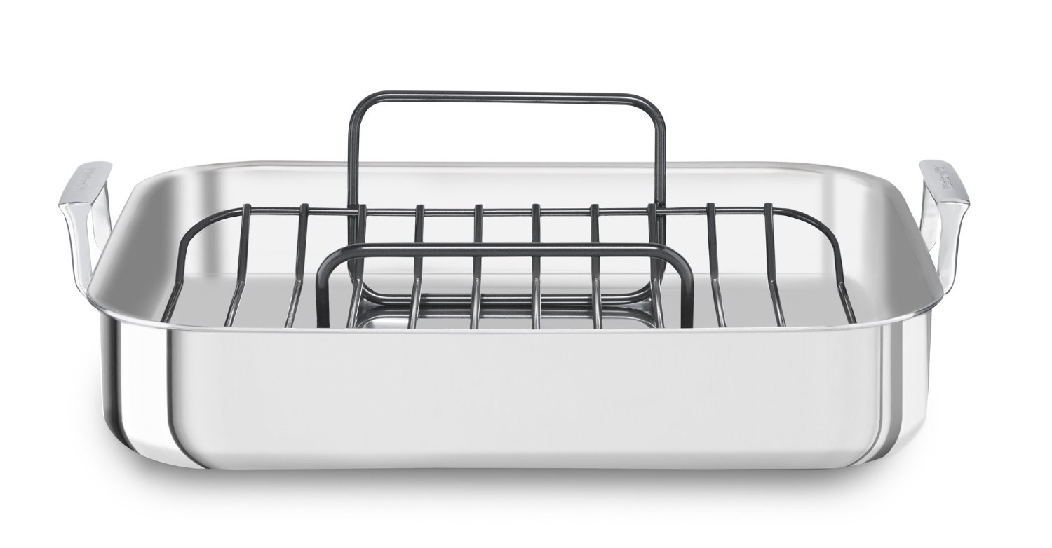 KitchenAid KitchenAid KC1T16RP 16" TriPly Stainless Steel Roaster with