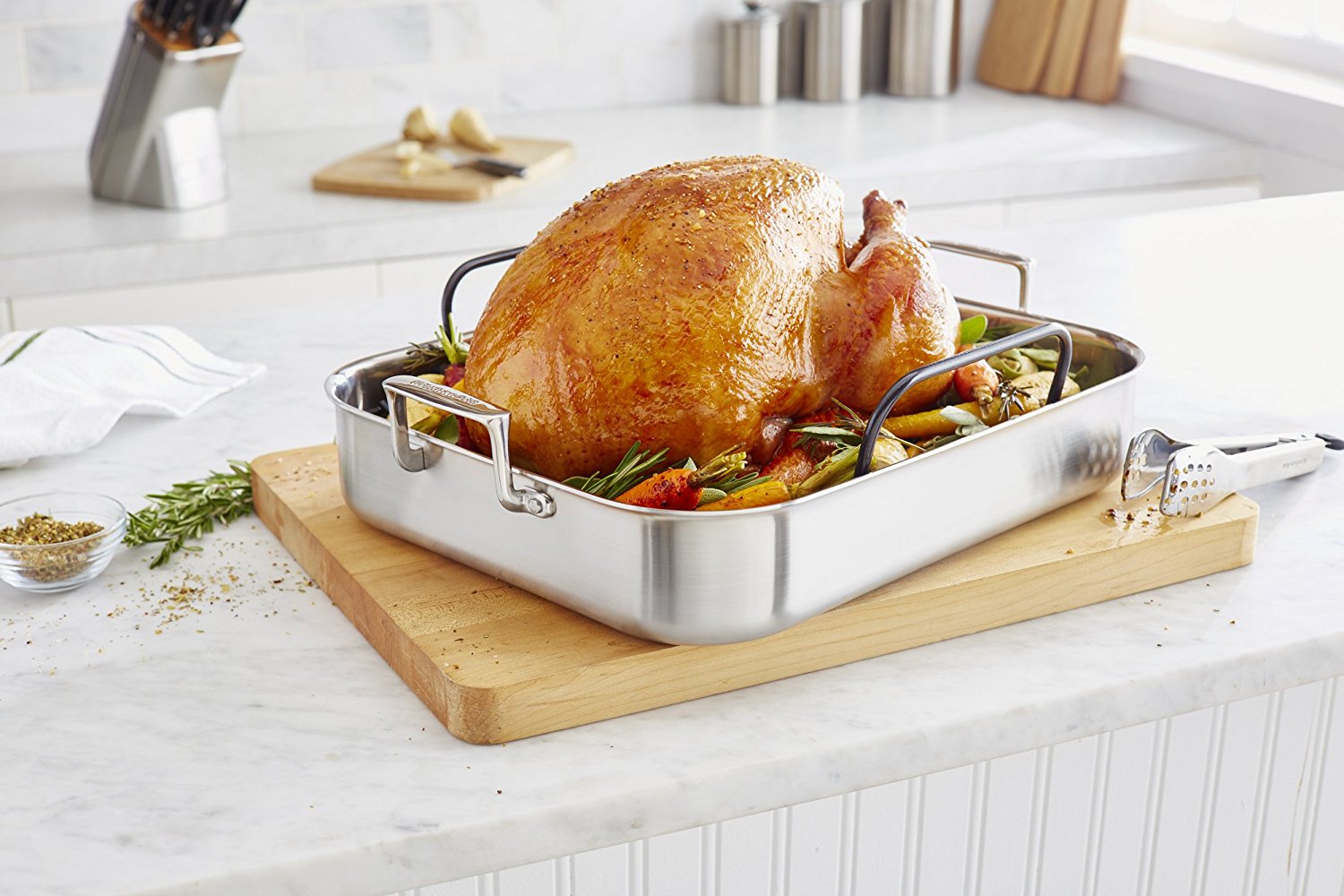 KitchenAid KitchenAid KC1T16RP 16" TriPly Stainless Steel Roaster with