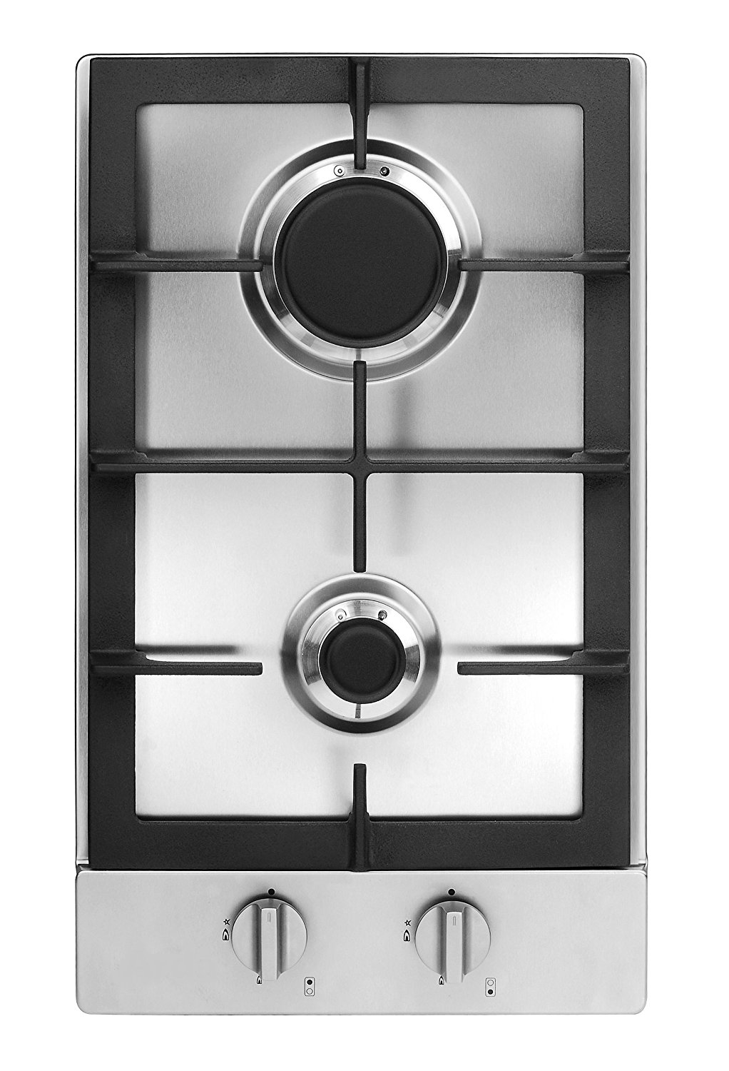 Fagor FA320SX 2Burner Gas Cooktop with Universal Ignition, 12Inch, Stainless Steel free image