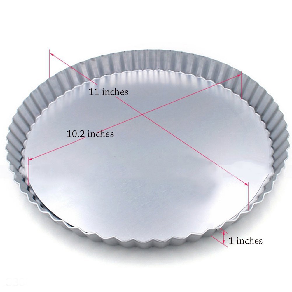 Meleg Otthon Nonstick Mini Round Quiche Pans Set ,Tart Pie Pan,Mini