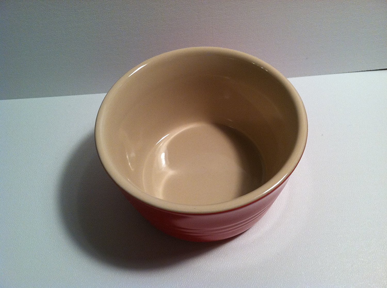 Le Creuset Stoneware Set of Two French Ramekins, 7 3/4 Oz., Chili Red