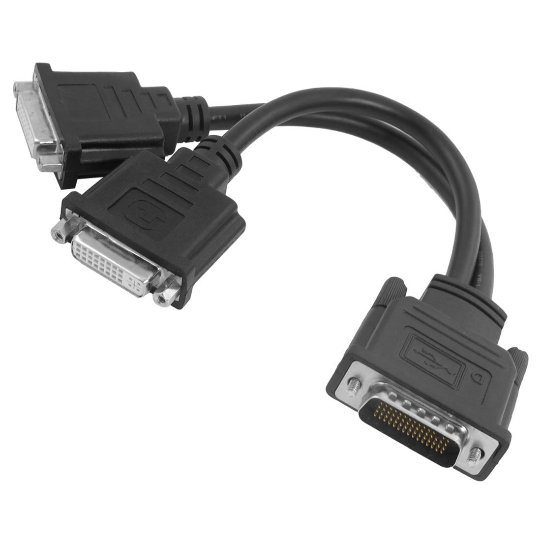 Uxcell® DMS59 Male to 2 Dual Link DVII 24+5 Pin Splitter Adapter Cable free image download