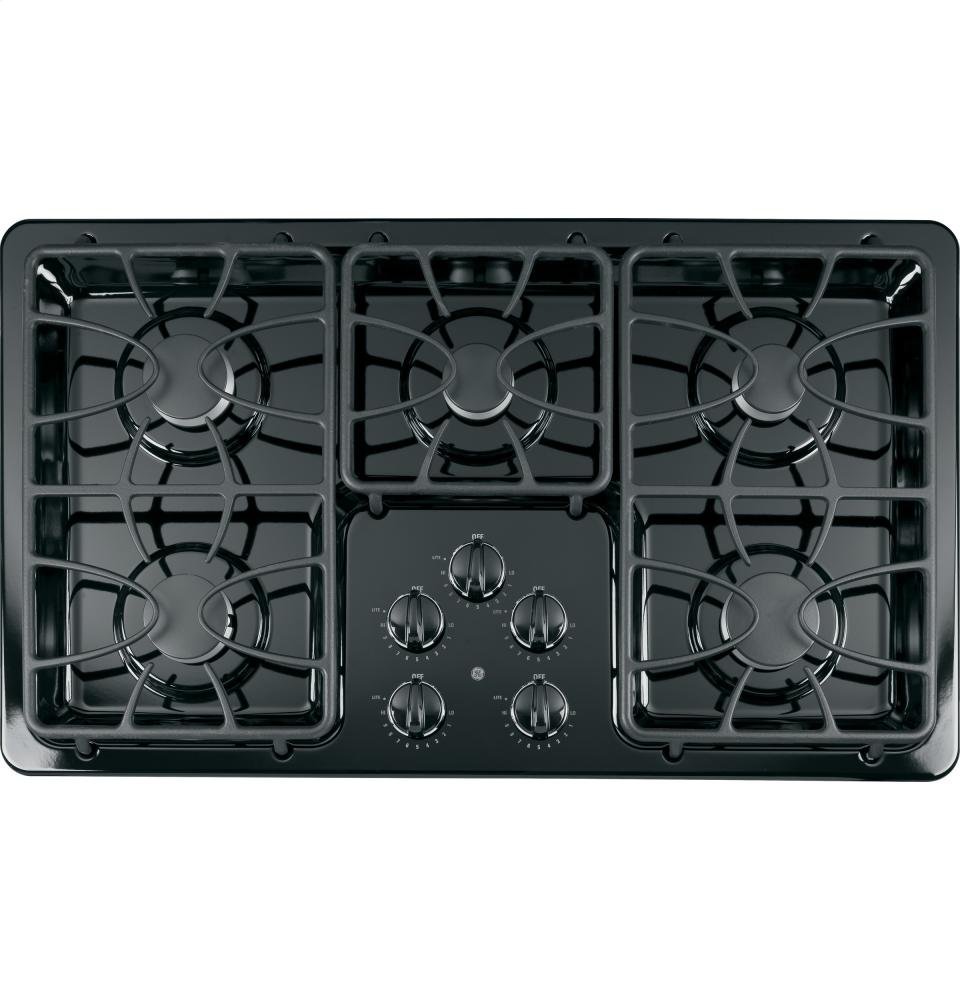 GE JGP633DETBB 36" Black Gas Sealed Burner Cooktop N3 free image download