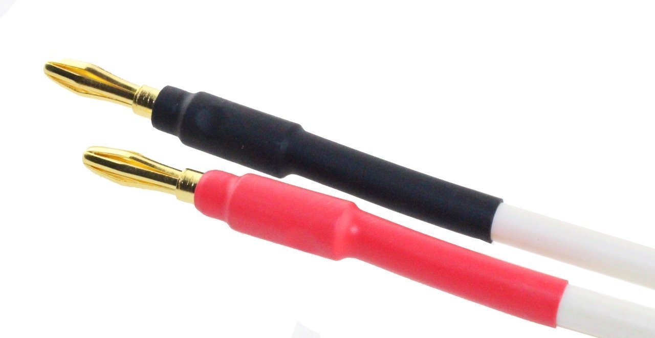 [4pack] Hifi Speaker Cable Jumpers Wire /Assembled (Spade Plug to
