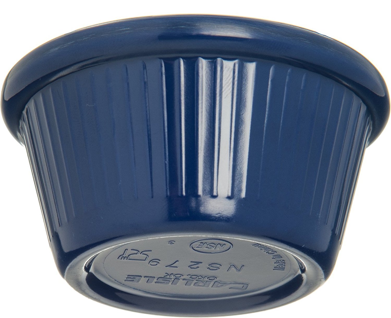 Carlisle S27960 Melamine Fluted Ramekin, 2Ounce Capacity, 1.43" Height
