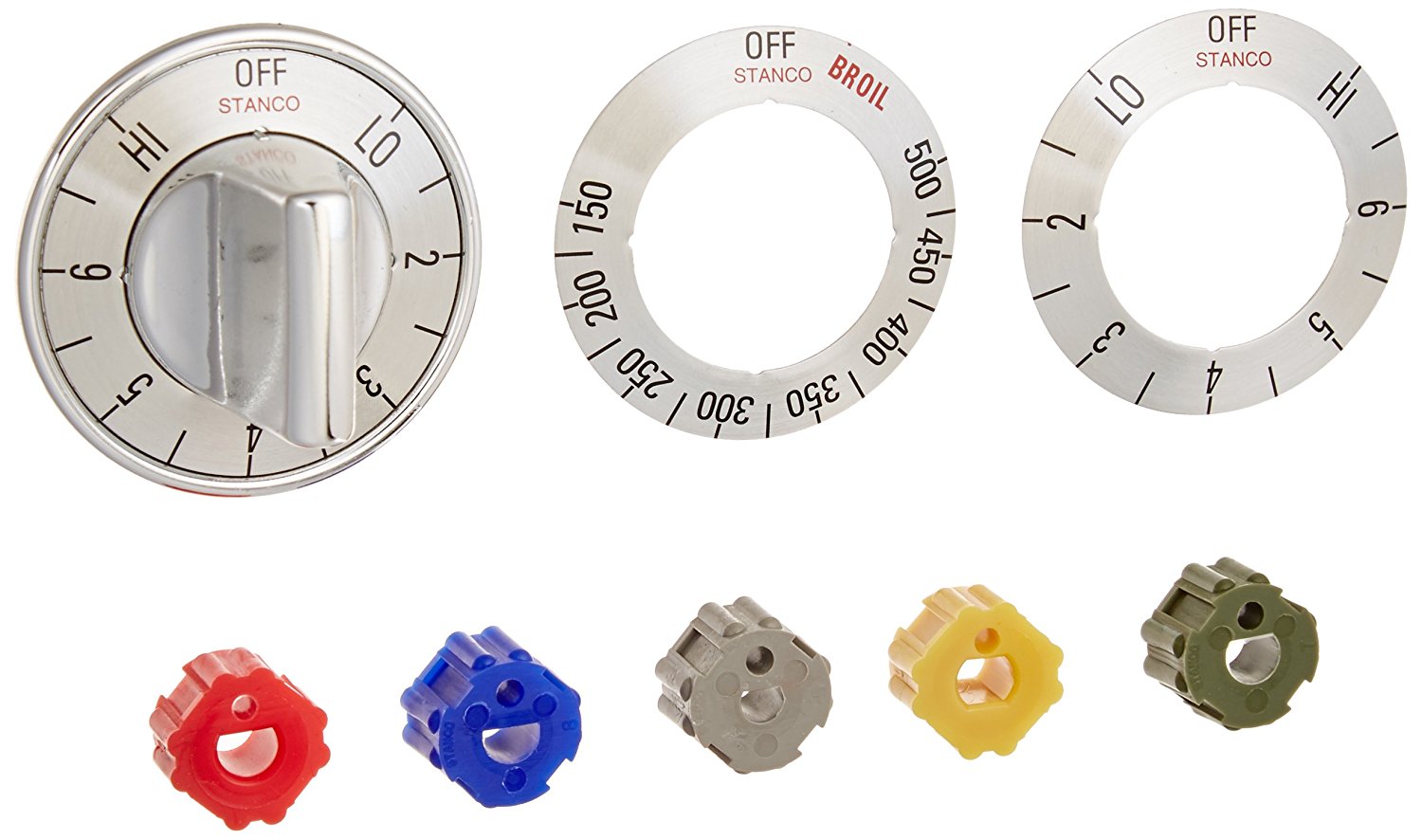 Stanco Universal Electric Oven Control Knob, Chrome free image download