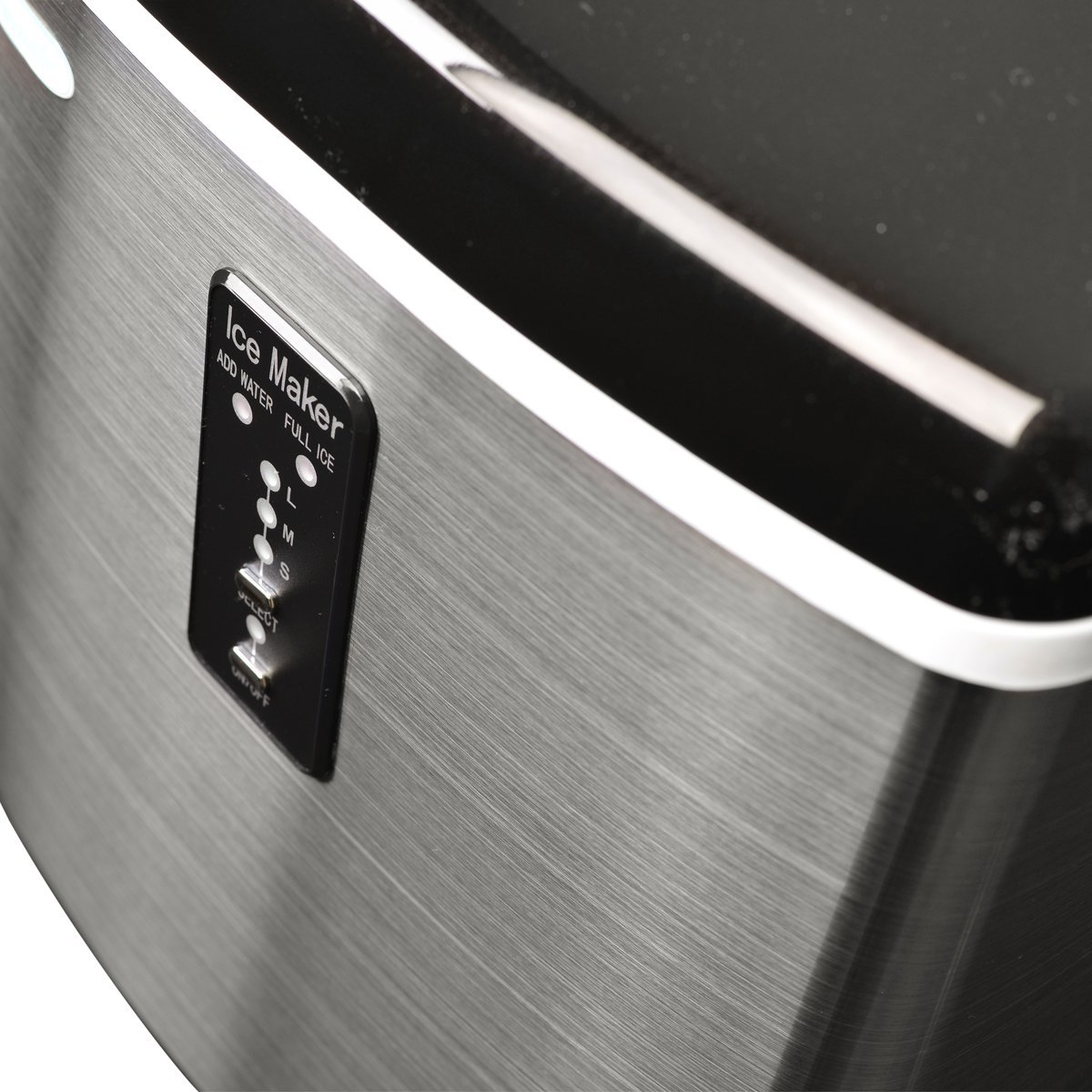 NewAir AI100SS 28Pound Portable Ice Maker, Stainless Steel N8 free