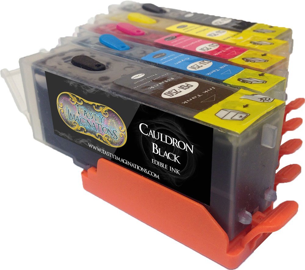 Edible Printer Bundle for Canon Comes with Edible Ink Cartridges & 12