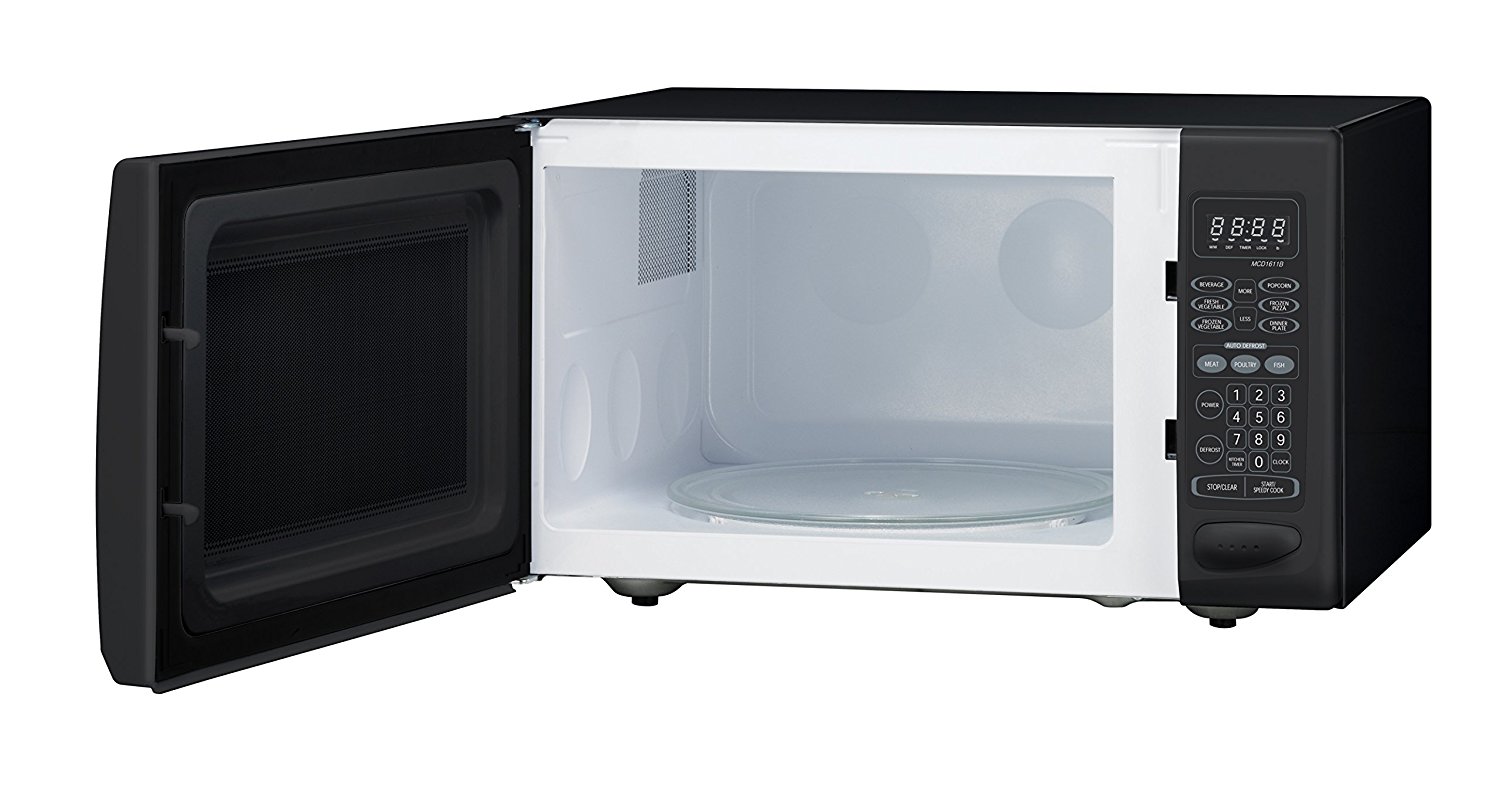 Magic Chef Mcd1611B 1.6 Cubic Feet 1100Watt Microwave with Digital