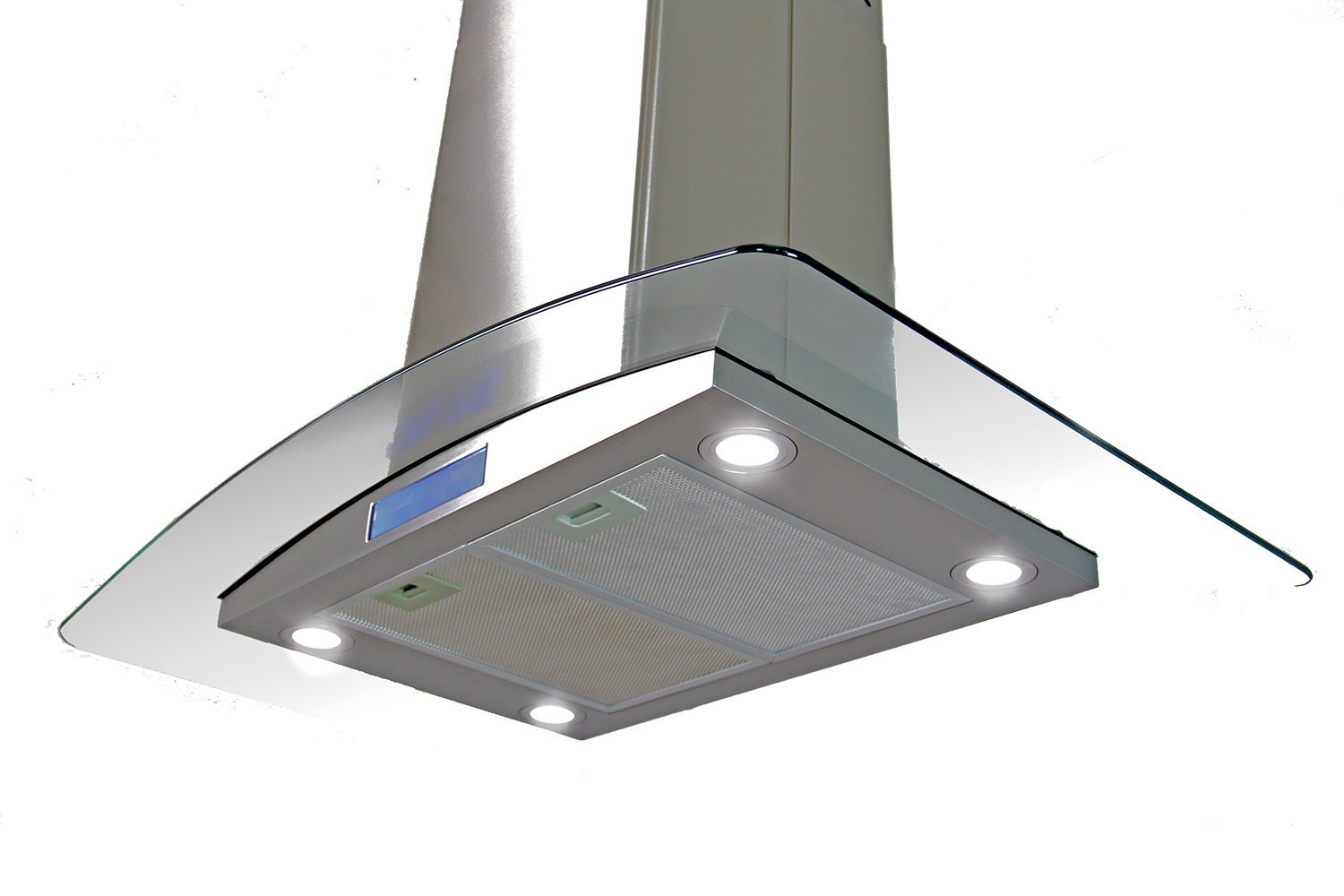 FIREBIRD Stainless Steel 36" Euro Style Island Mount Range Hood LED