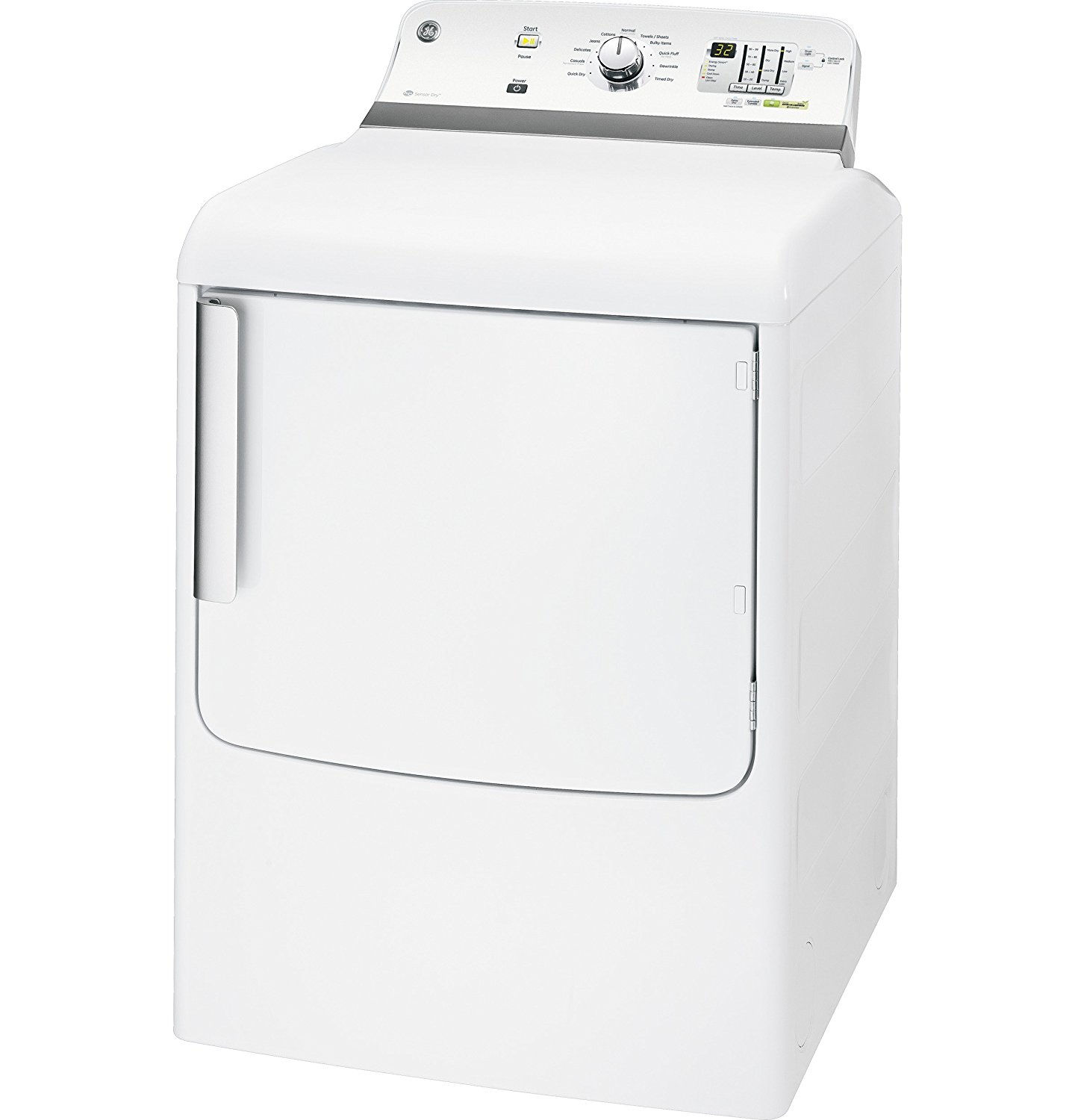 GE GTDP740GDWW 7.8 Cu. Ft. White Gas Front Load Dryer N3 free image