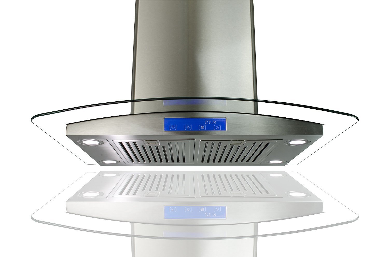 AKDY 30" European Style Az668is2B75 Stainless Steel Island Mount Range