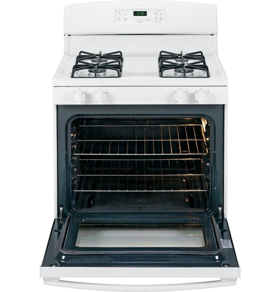 GE GIDDS632173 30" 4.8 cu. ft. FreeStanding Gas Range, White N4 free