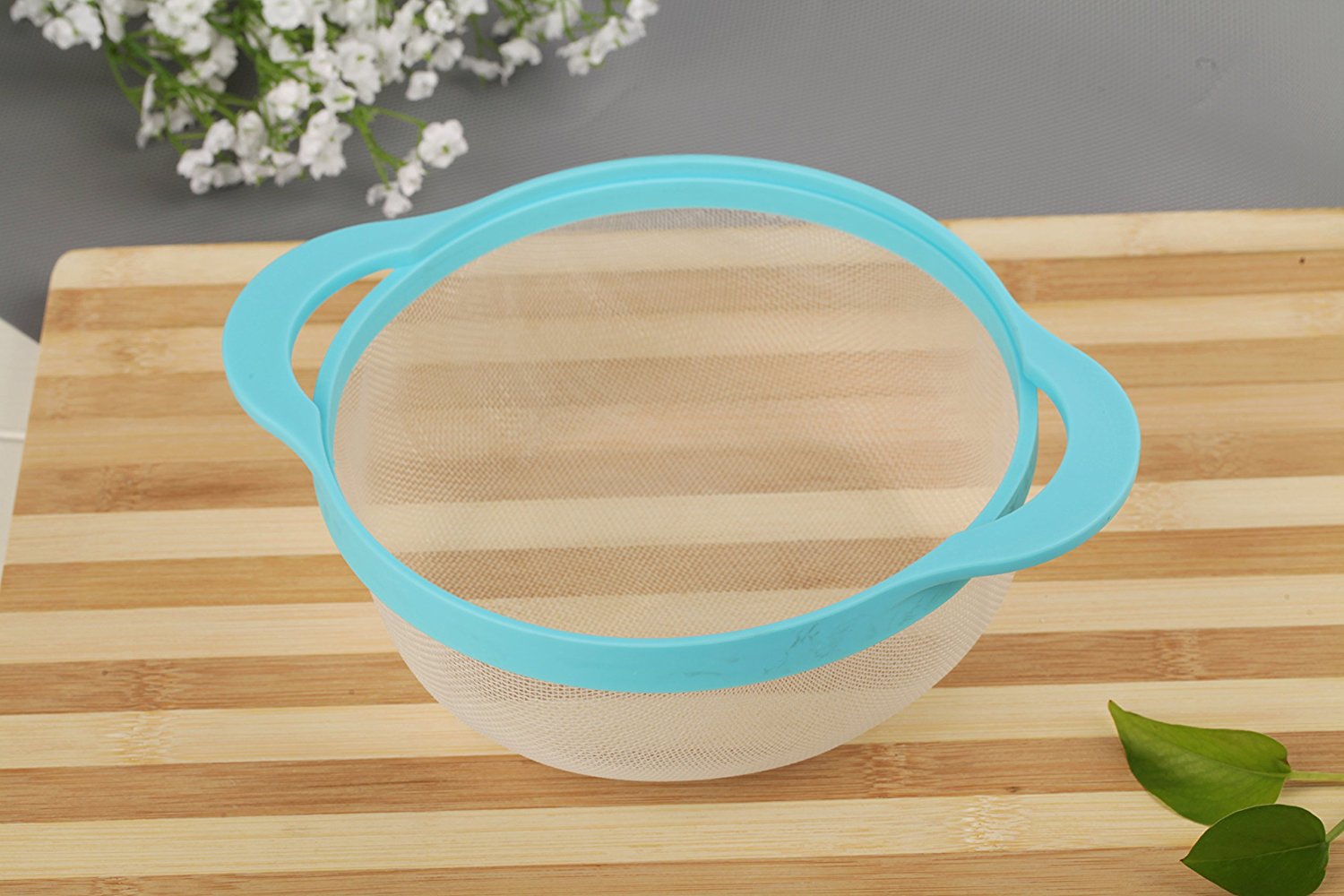 Home Value Mixing Bowls, Nesting 8 Piece Set, Colander, Sieve Sifter