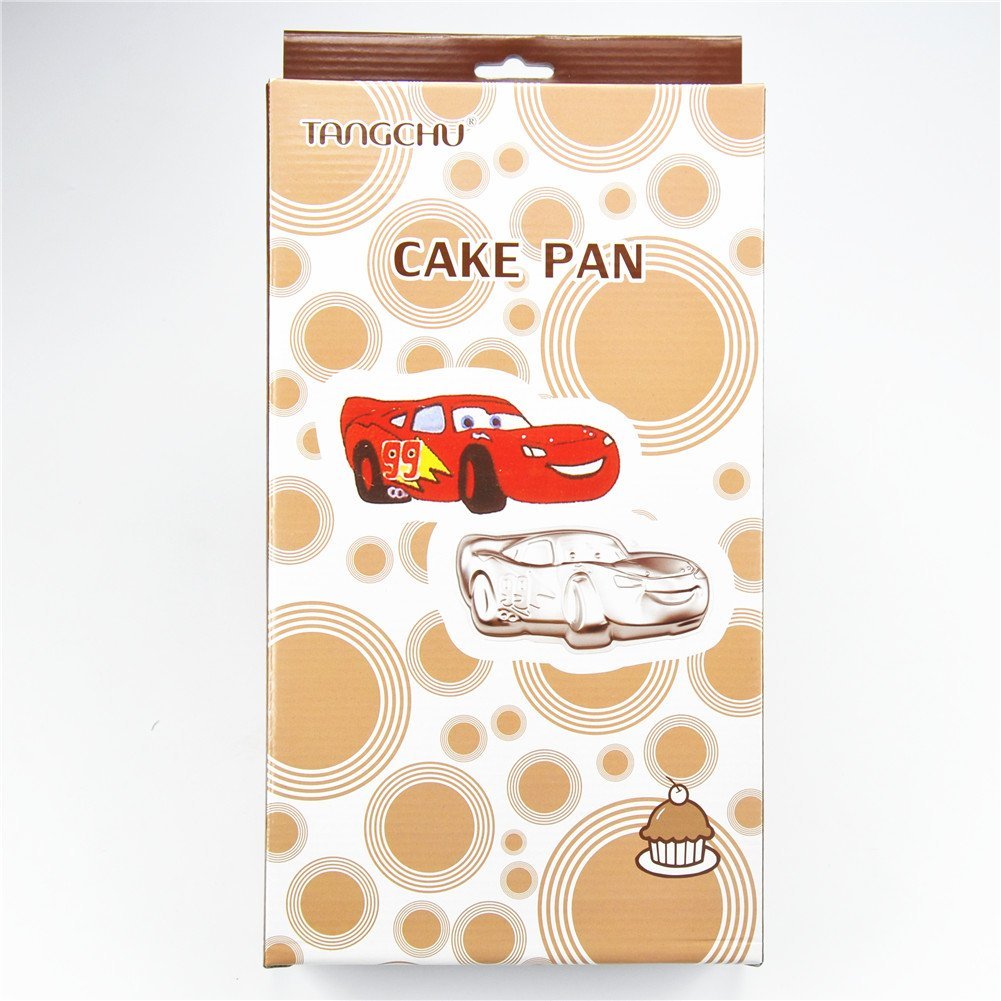 TANGCHU Aluminum Alloy Lightning Car Shape Cake Pan Cake Decorating