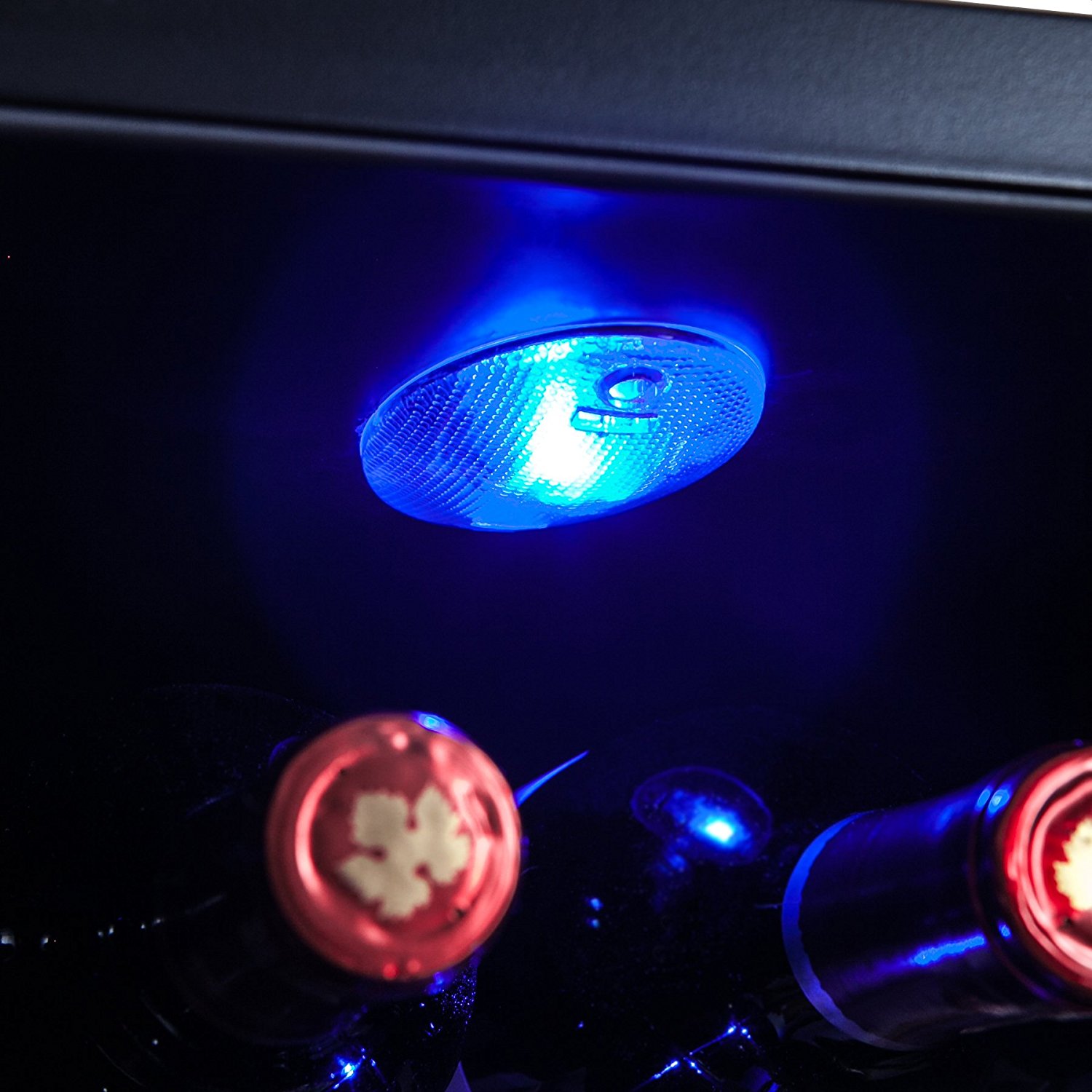 AKDY® 12 Bottle Single Zone Thermoelectric Stainless Steel Freestanding