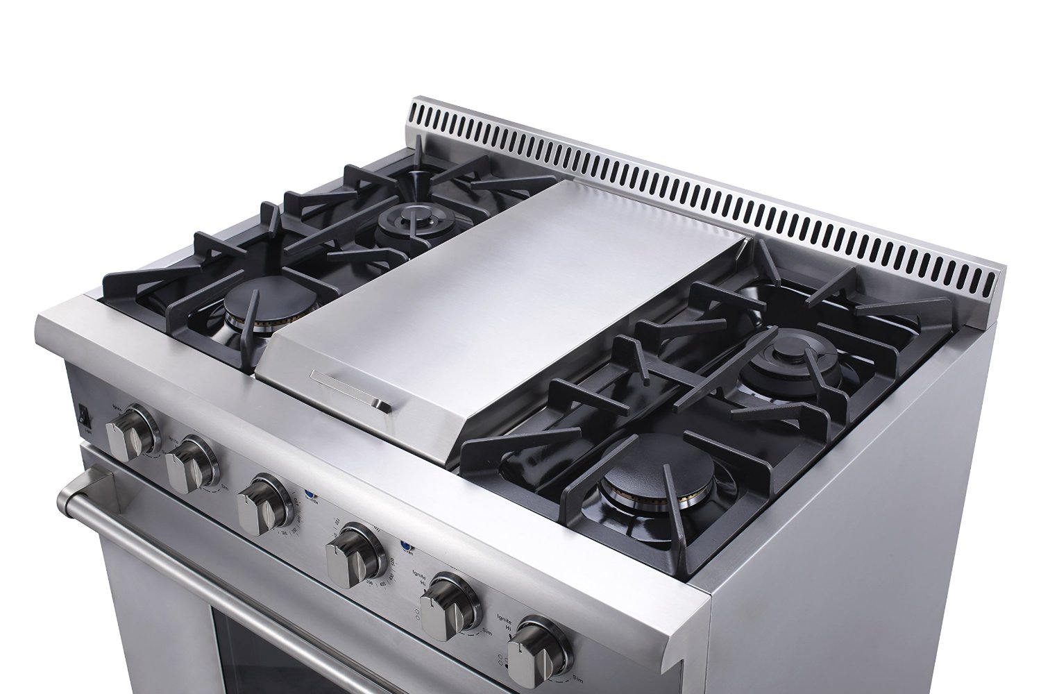 Thorkitchen HRG3617U 36" Gas Range with 5.2 cu. ft. Oven, 4 Burners