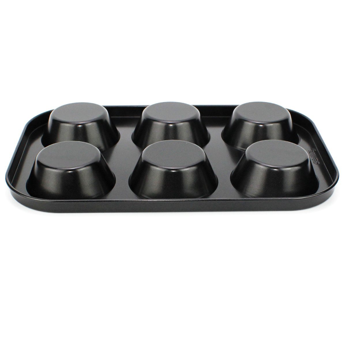 Ezeso 6Cup Nonstick Baking Cupcake Pan Mold for Muffins Quiche