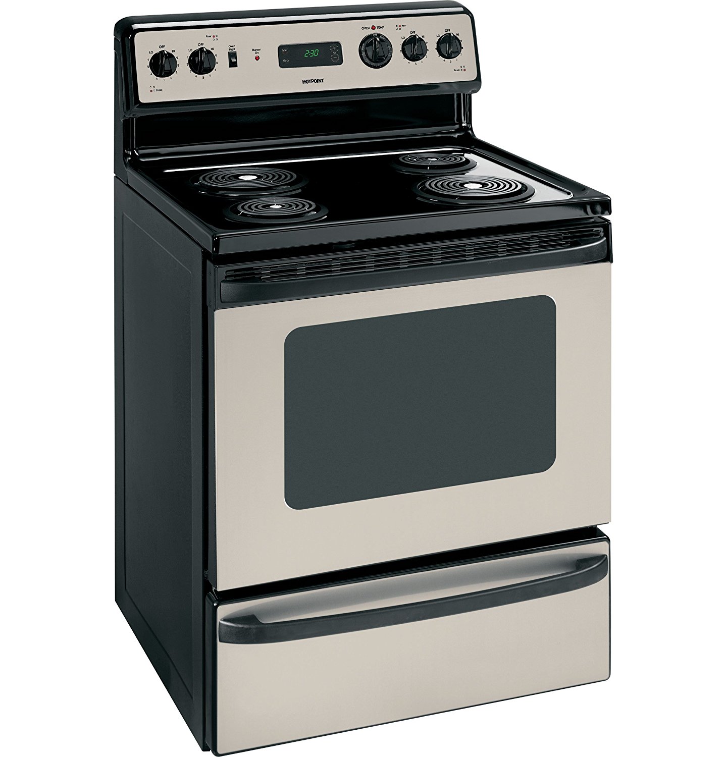 HOTPOINT GIDDS631093 30" FreeStanding Electric Range, Silver free image download