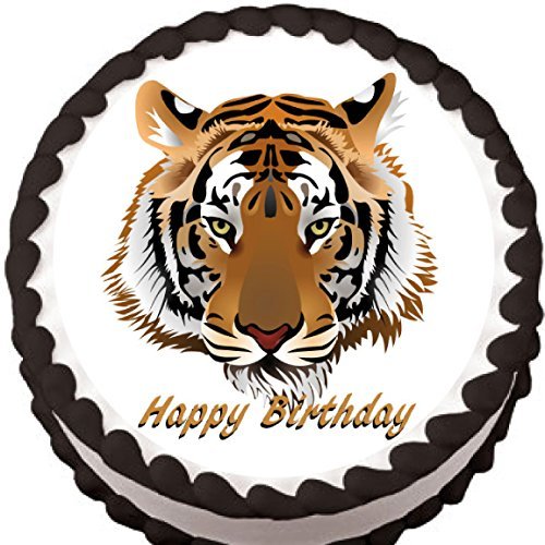 Tiger Edible Cake Topper N3 free image download