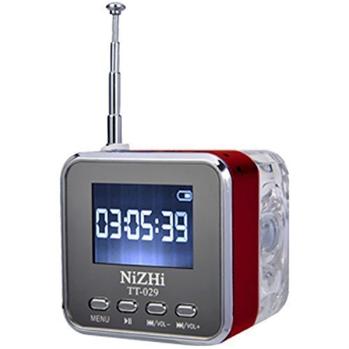 Haoponer Portable Digital Mini Speaker USB TF Card Mp3 Player FM Radio