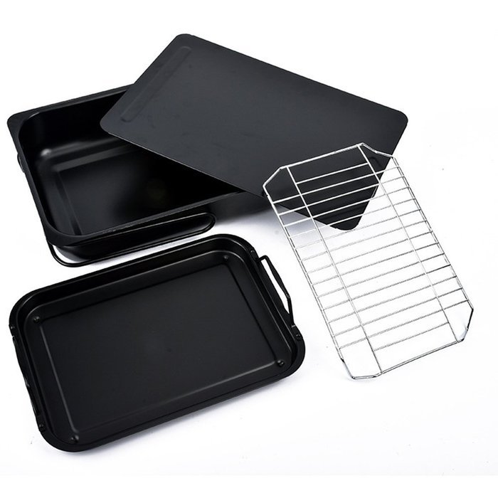 Lysport Carbon Steel Stovetop Grill Smoker Set N3 free image download